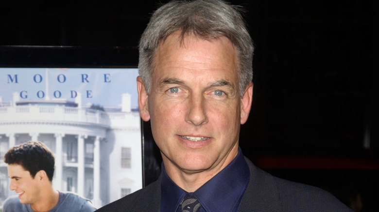 Mark Harmon smiling