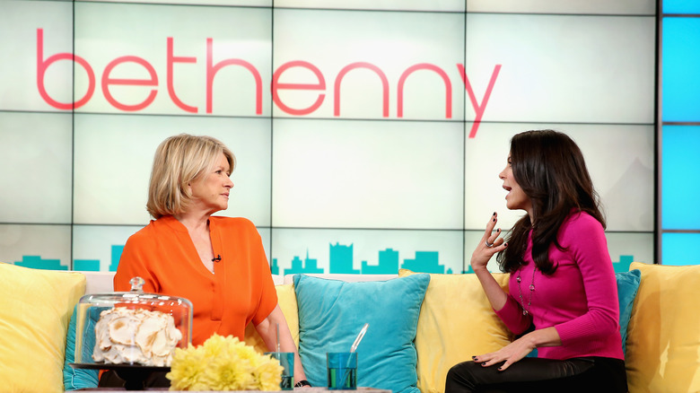 Martha Stewart on the Bethenny show