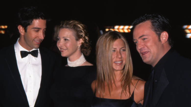 "Friends" cast smiling