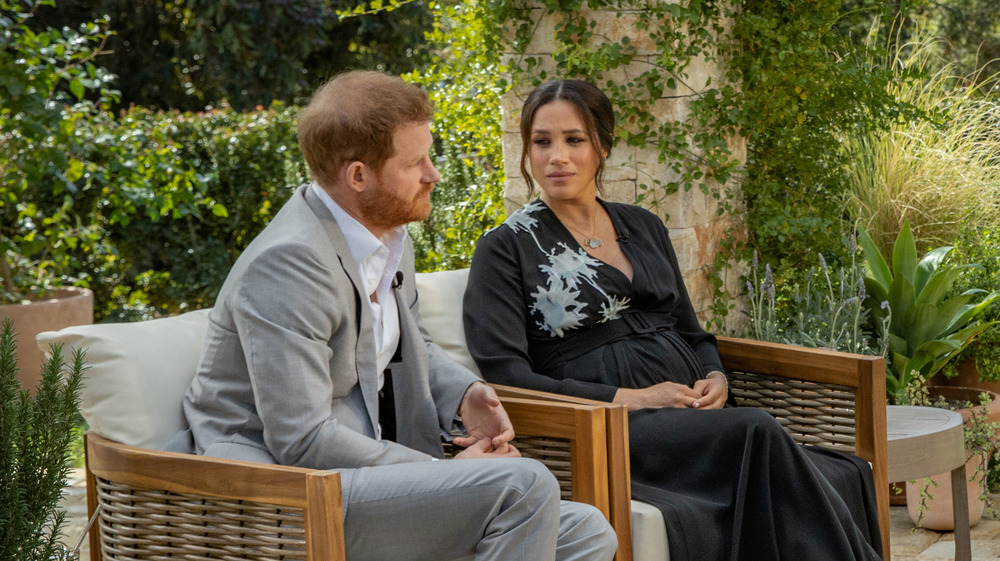 Prince Harry and Meghan Markle in an interview