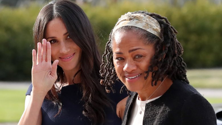 Doria Ragland and Meghan Markle