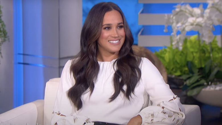 Meghan Markle smiling on 'The Ellen DeGeneres Show'