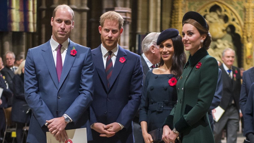 Prince William, Prince Harry, Meghan Markle, and Kate Middleton