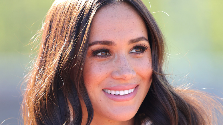 Meghan, Duchess of Sussex, smiling