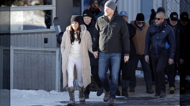 Meghan Markle, Prince Harry holding hands