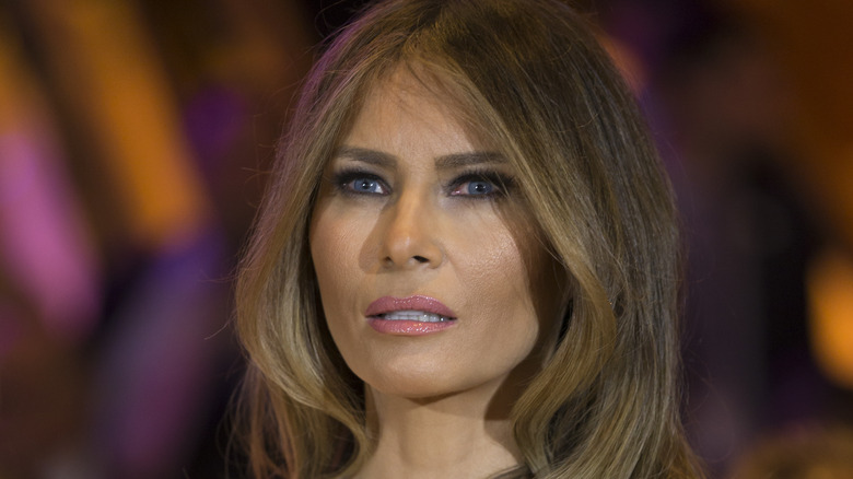 Melania Trump looking spacey