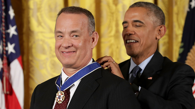 Tom Hanks awarded Barack Obama