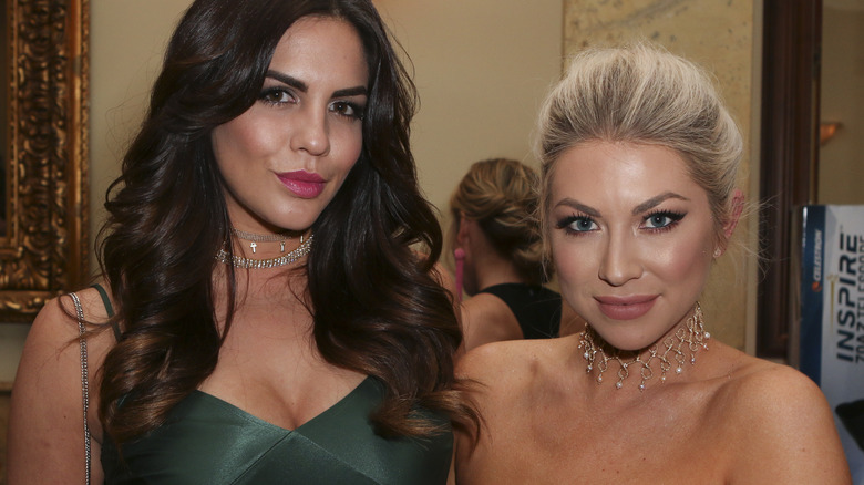 Katie Maloney and Stassi Schroeder posing