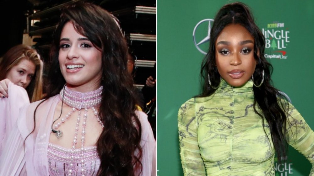 Camila Cabello and Normani, split image