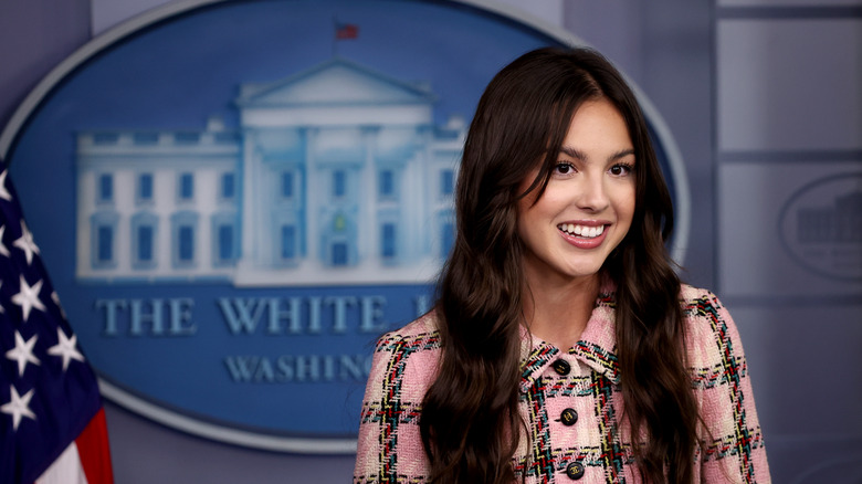 olivia rodrigo white house press room