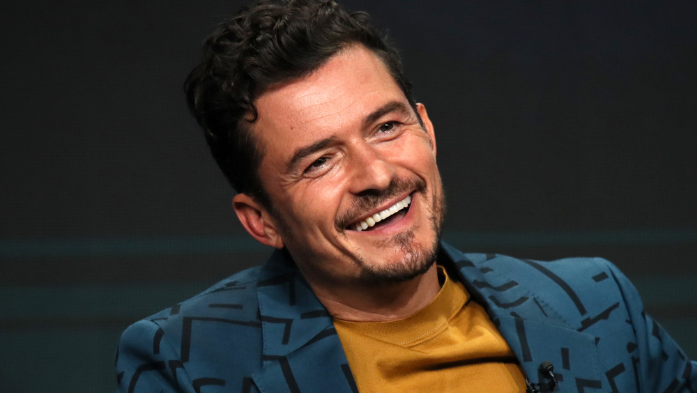 Orlando Bloom laughing