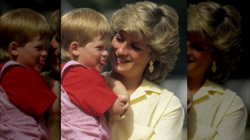 Princess Diana and Prince Harry