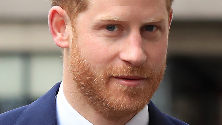 Prince Harry not smiling 