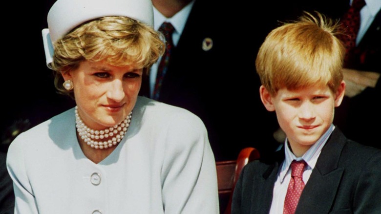 Princess Diana and Prince Harry