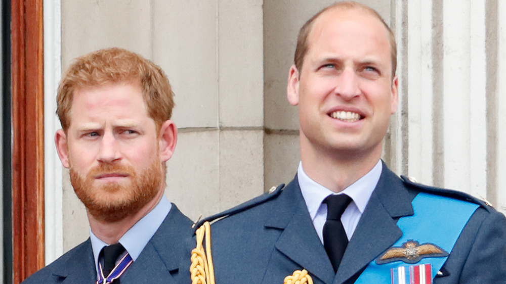Prince Harry and Prince William at an event 