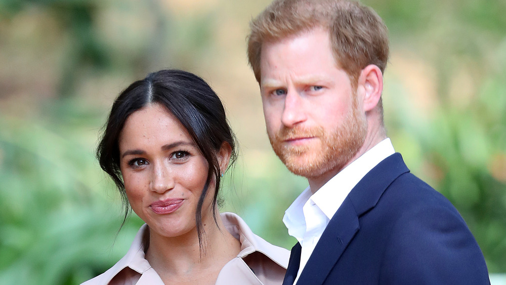 Prince Harry and Meghan Markle at an event 