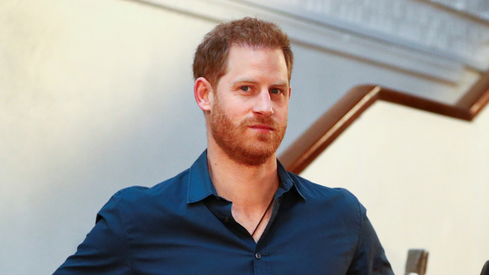 Prince Harry at an event in 2020