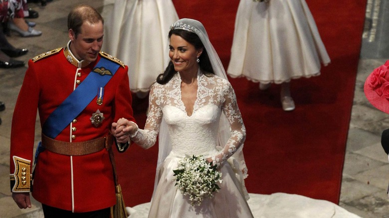 Prince William and Kate Middleton on red carpet