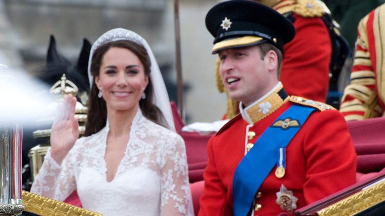 Kate Middleton waving