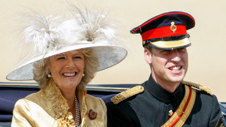 Camilla Parker Bowles with Prince William