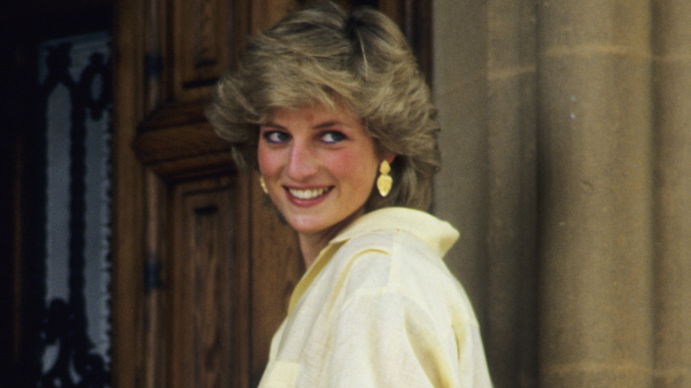 Princess Diana smiling