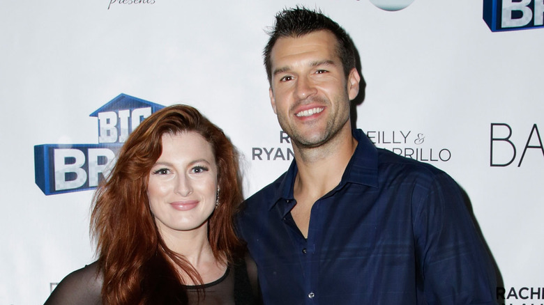 Rachel Reilly and Brendon Villegas posing on the red carpet