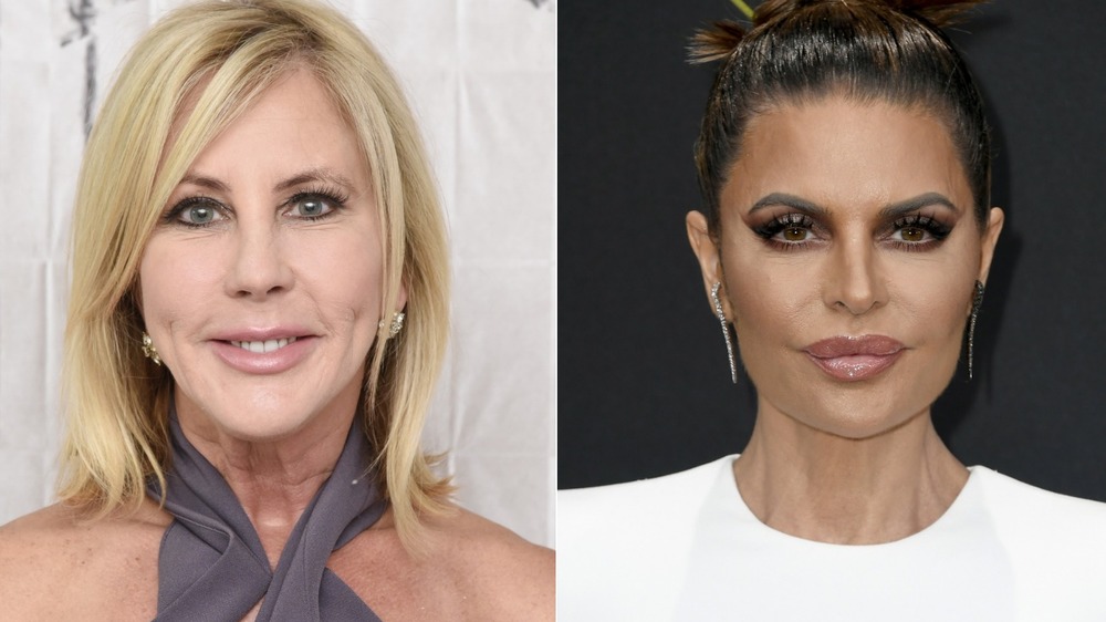 Side by side photos of Vicki Gunvalson and Lisa Rinna