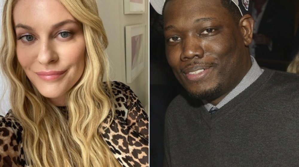 Split image of Leah McSweeney and Michael Che