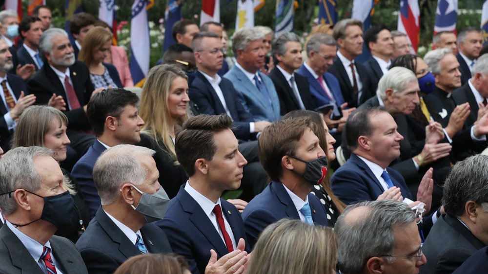 Guests at the Rose Garden