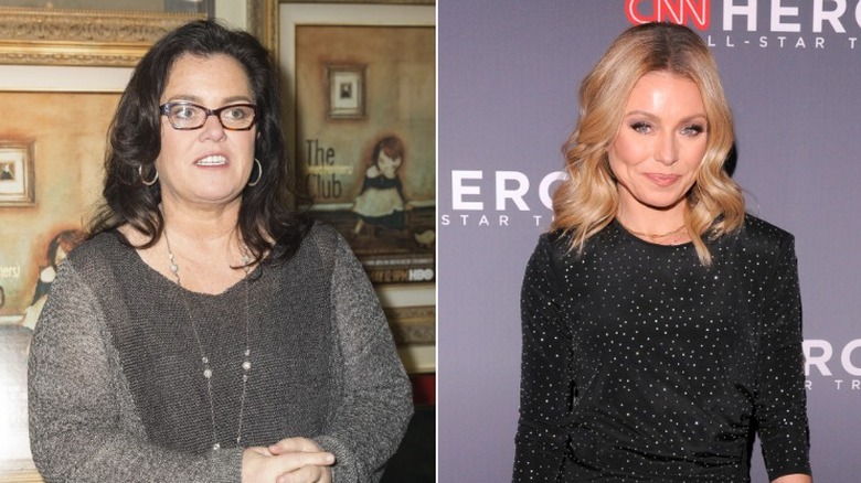 Rosie O'Donnell and Kelly Ripa on the red carpet