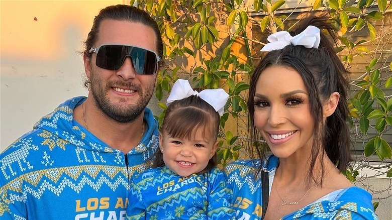 Scheana Shay and Brock Davies with their daughter