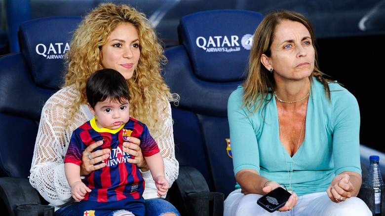 Shakira and her mother-in-law, Montserrat Bernabeu