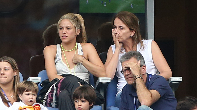 Shakira and her mother-in-law, Montserrat Bernabeu