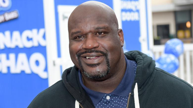 Shaquille O'Neal smiling