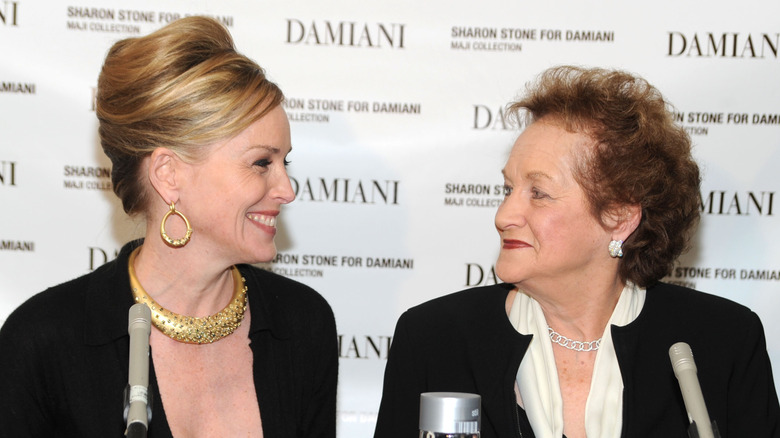 Sharon Stone and her mom