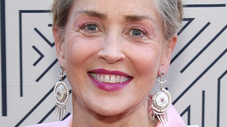 Sharon Stone smiling