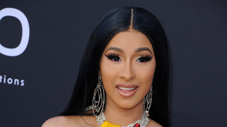 Cardi B smiling