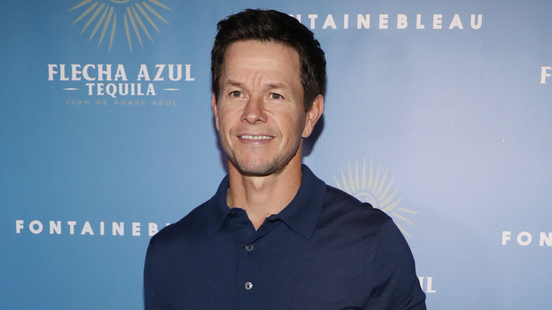 Mark Wahlberg in blue polo