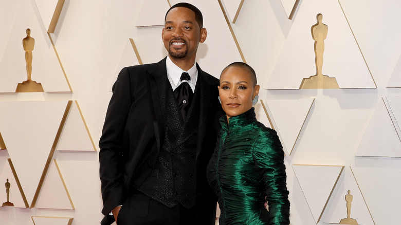 Will Smith and Jada Pinkett Smith at the 94th Annual Academy Awards