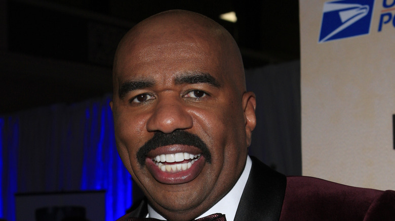 Steve Harvey smiling