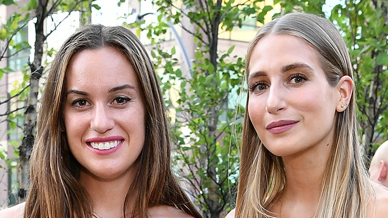 Hannah Berner and Amanda Batula smiling