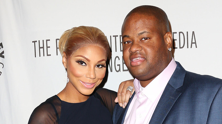 Tamar Braxton on the red carpet with Vince Herbert