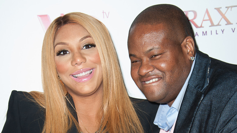 Tamar Braxton on the red carpet with Vince Herbert