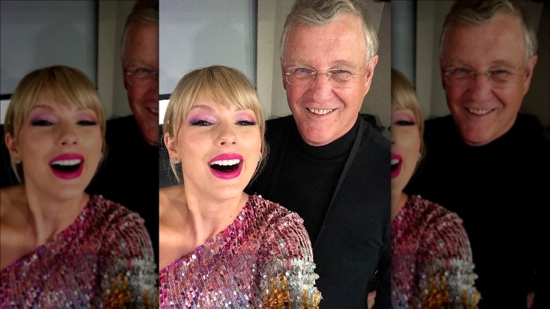 Taylor and Scott Swift take selfie