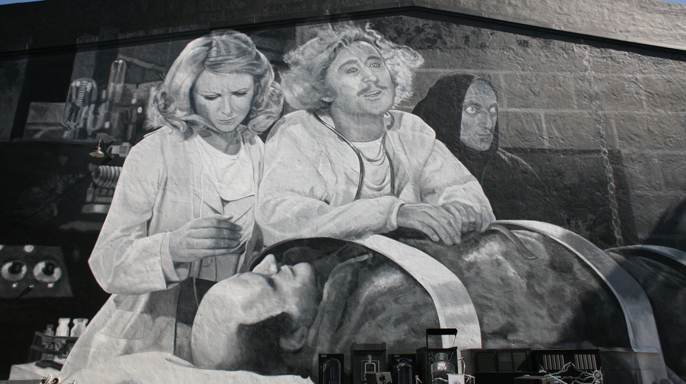 Young Frankenstein mural at Fox Studios