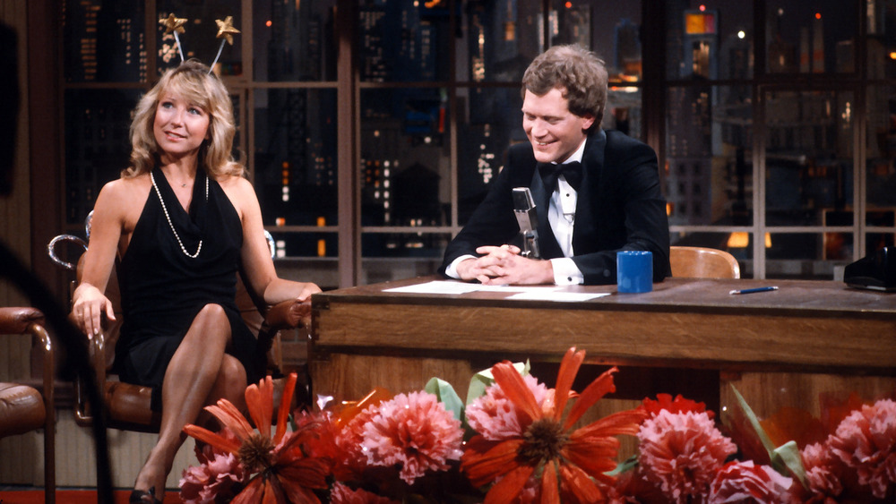 Teri Garr and David Letterman