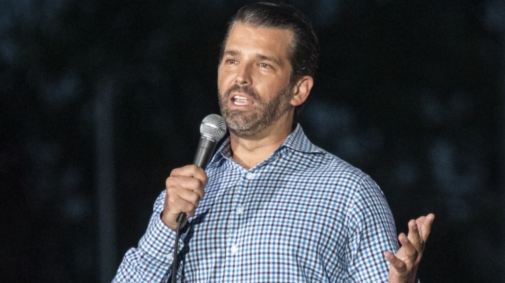  Donald Trump Jr. speaks during the Trump 2020 rally