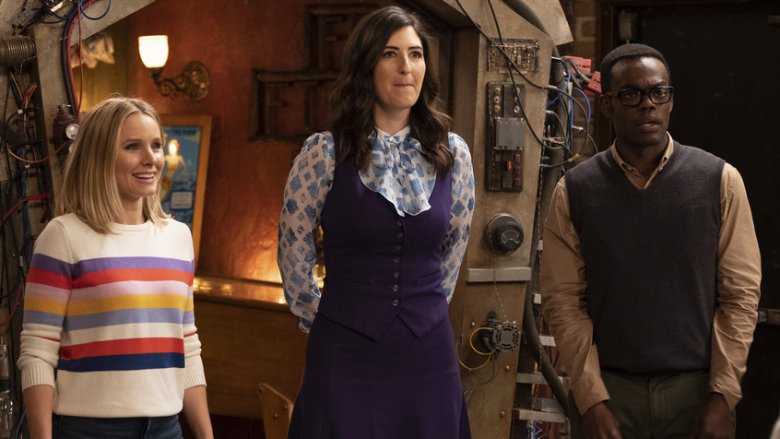 Kristen Bell, D'Arcy Carden, William Jackson Harper on The Good Place