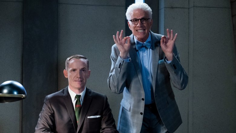 Marc Evan Jackson, Ted Danson on The Good Place