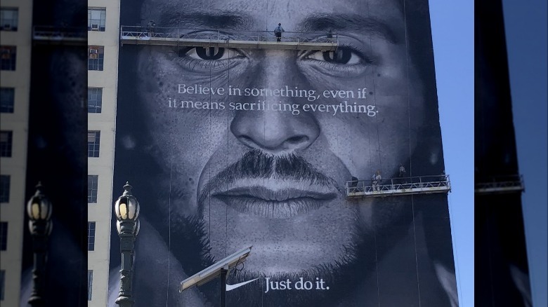 Colin Kaepernick Nike mural